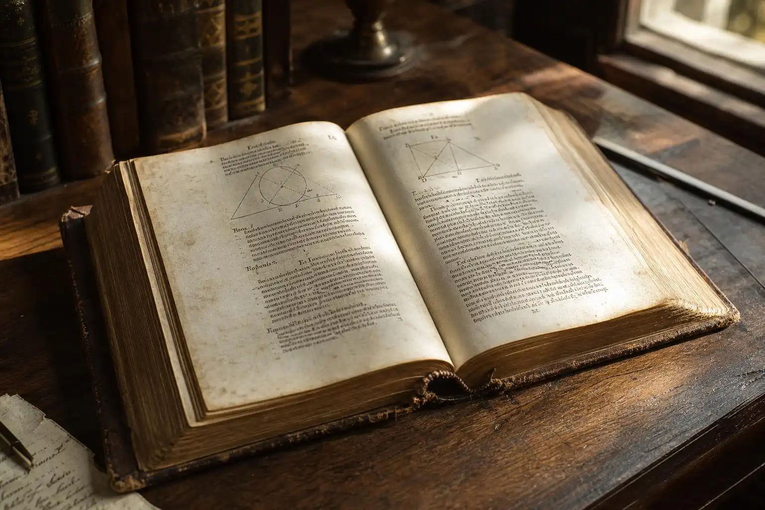 Spinoza's Ethics, written in the geometric style, argues that only one substance can exist.